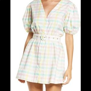 S/W/F puff sleeve dress